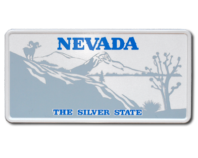 US plate - Nevada 2